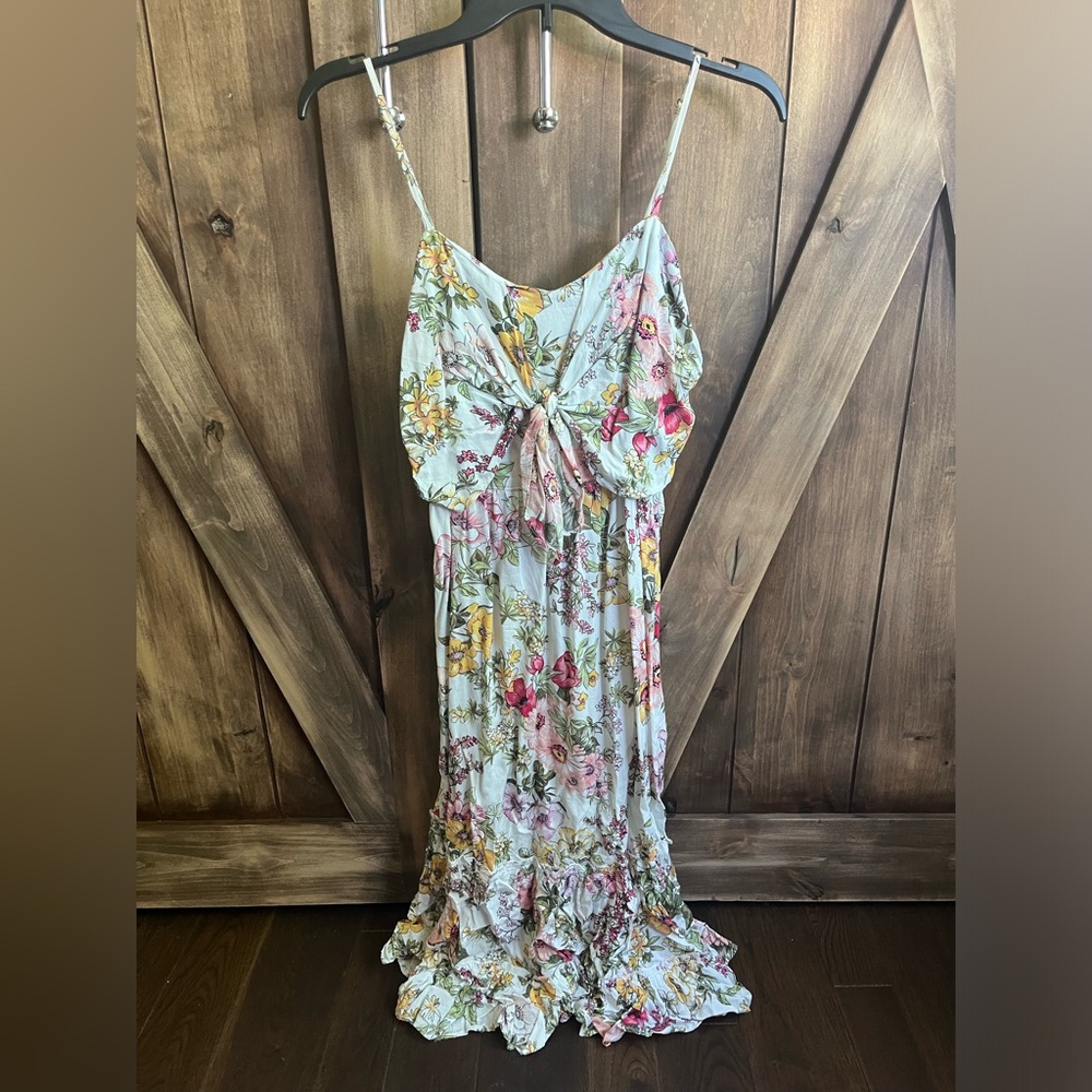 PinkBlush maternity dress - women’s Medium - multi-color floral midi dress